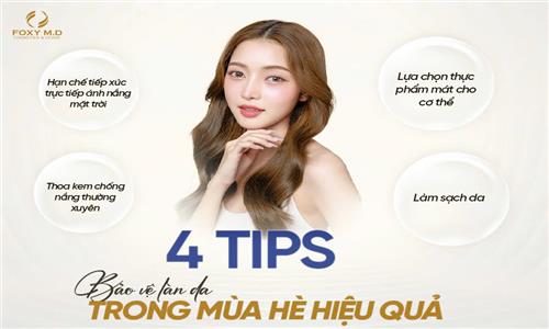 4 Tip Bảo Vệ Làn Da Trong Mùa Hè Hiệu Quả Để Bạn Luôn Tươi Tắn