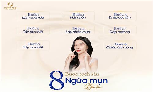 8 Bước Sạch Sâu Ngừa Mụn Bền Lâu: Chăm Sóc Da Mụn Hiệu Quả