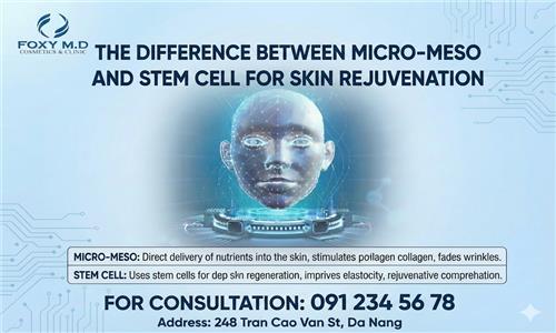 What Is the Difference Between Microneedling Mesotherapy and Stem Cell Skin Rejuvenation?