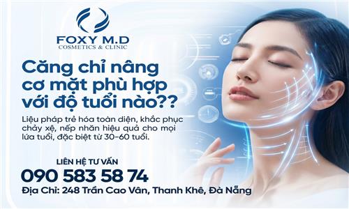 Căng chỉ nâng cơ mặt phù hợp với độ tuổi ? Giải đáp từ chuyên gia