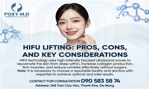 HIFU lifting pros and cons and issues to note?