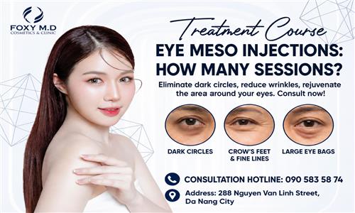 How many sessions for eye meso? The most detailed explanation