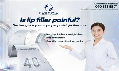 Is Lip Filler Painful? Doctor's Instructions on Post-Injection Care.