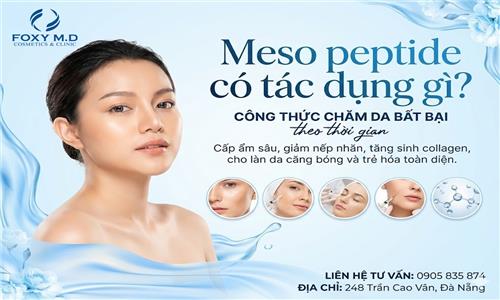 Meso peptide có tác dụng gì? Công thức 