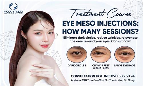 How many sessions for eye meso? The most detailed explanation
