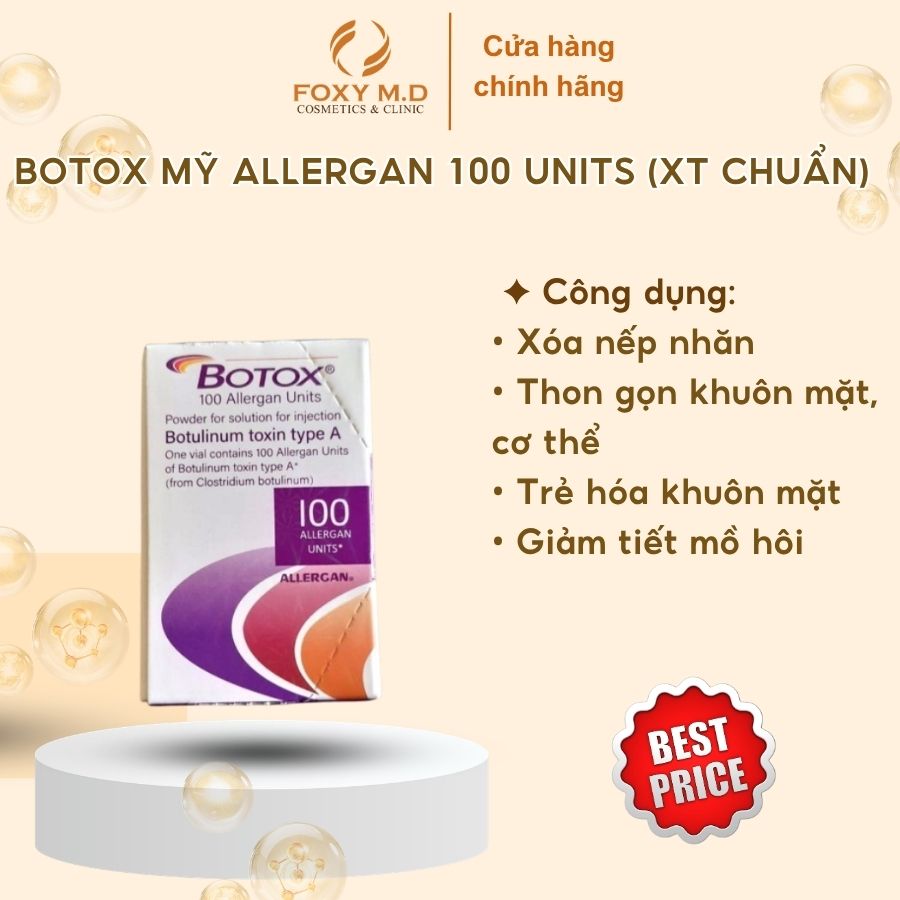 Botox Mỹ Allergan 100 Units (XT Chuẩn)