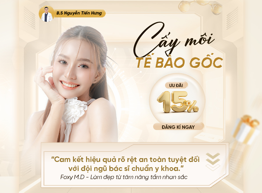Cấy mô tế bào gốc tại Foxy: Giải pháp trẻ hóa da đột phá