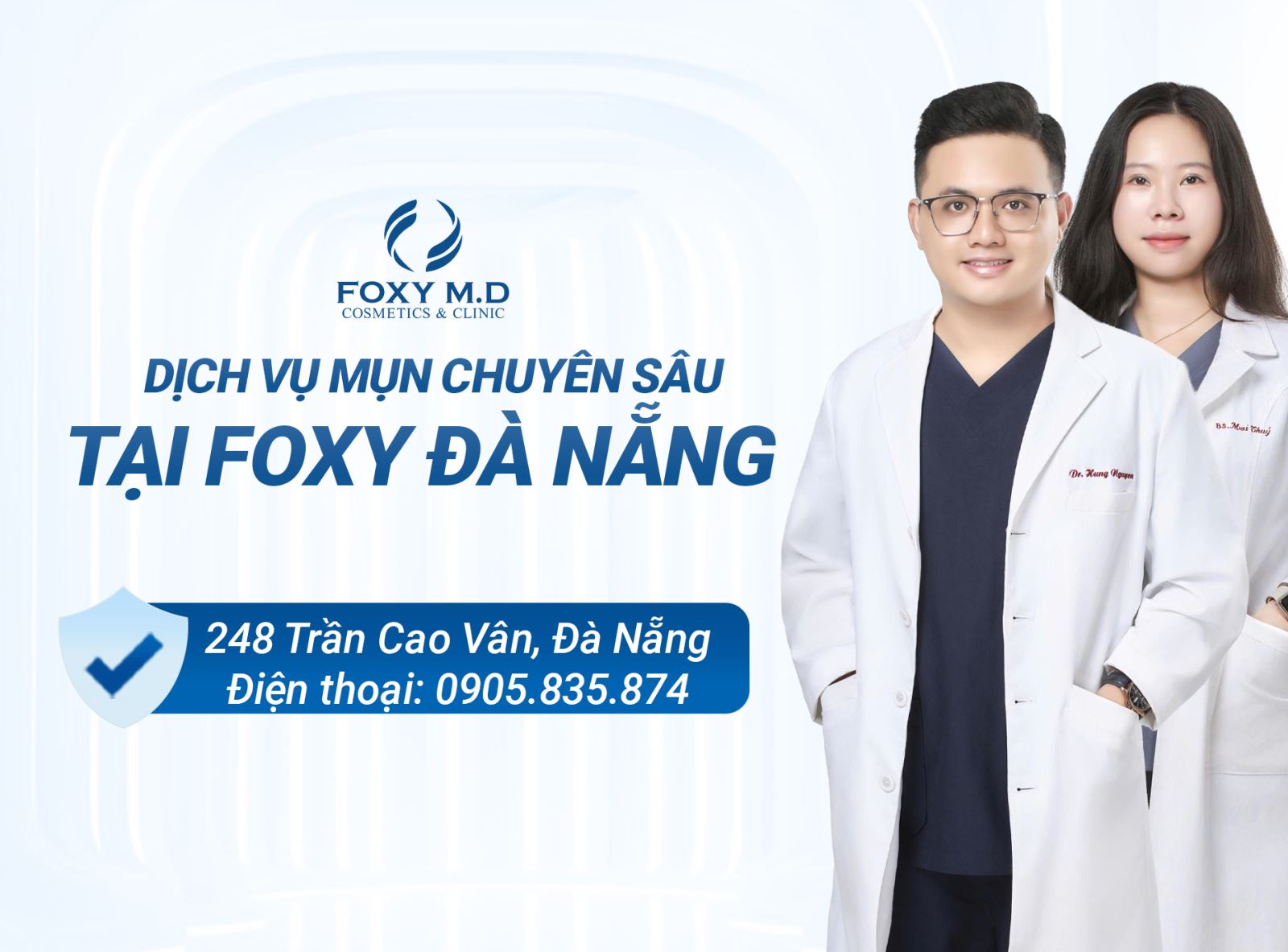 Dịch vụ trị mụn chuyên sâu tại Foxy Đà Nẵng