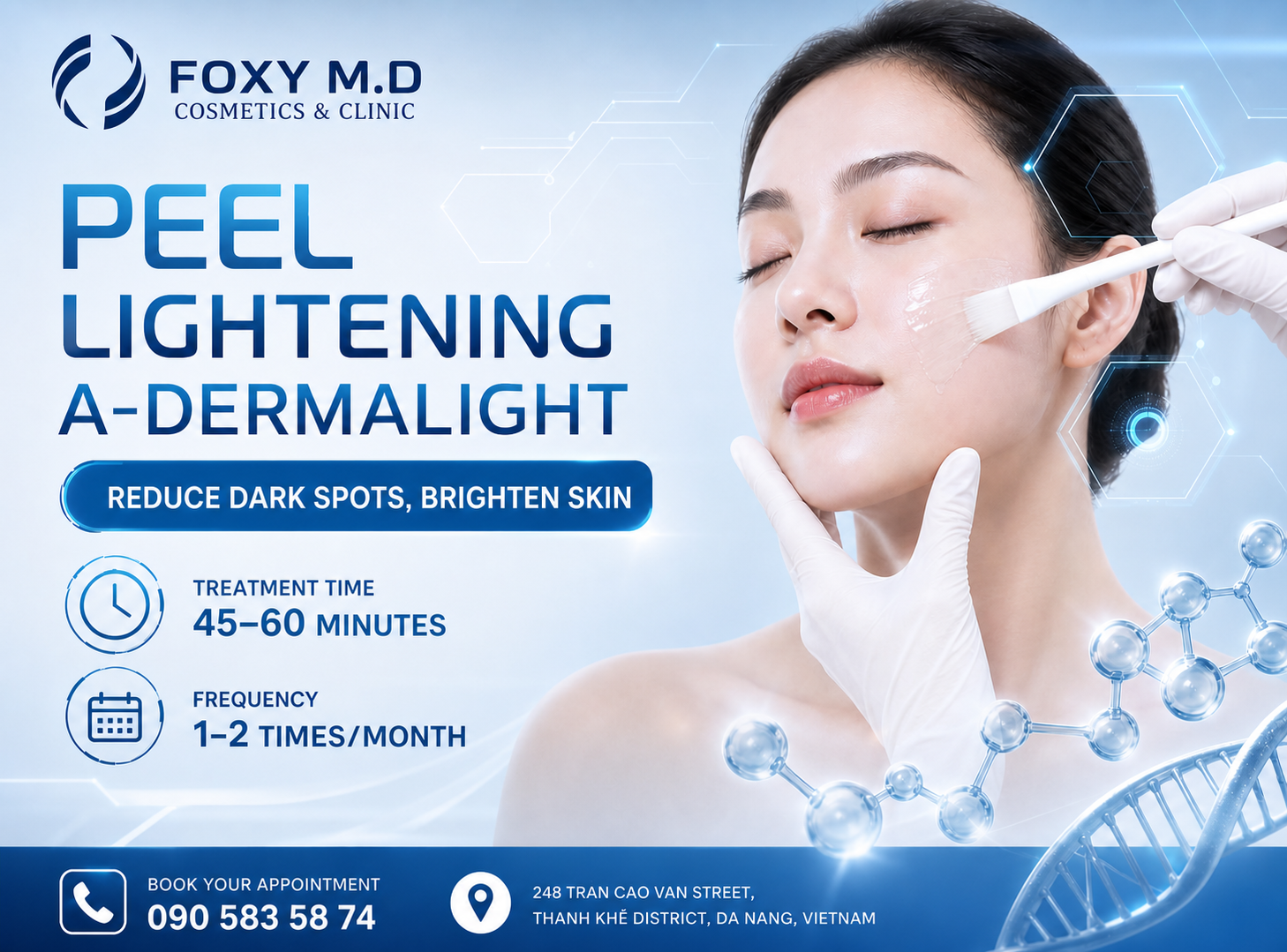 Cell Renewal Facial in Da Nang — Deep Skin Regeneration & Texture Restoration at Foxy M.D Clinic