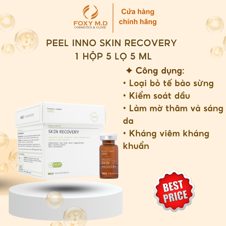 Peel Innoaesthetics Recovery 1 Hộp 5 Lọ 5 ML