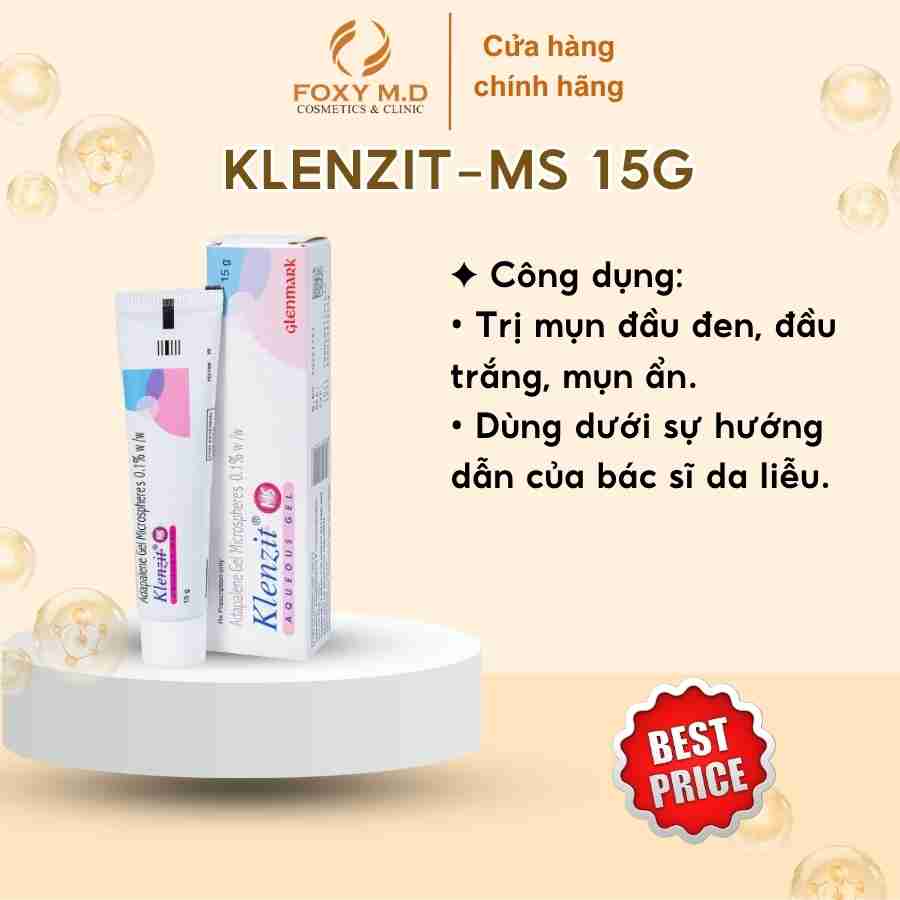 Gel bôi da Klenzit MS điều trị mụn (15g)