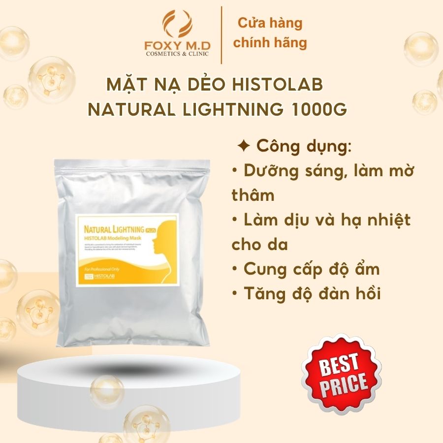 Mặt Nạ Dẻo Histolab Natural Lightening Plus Modeling Mask 1000g