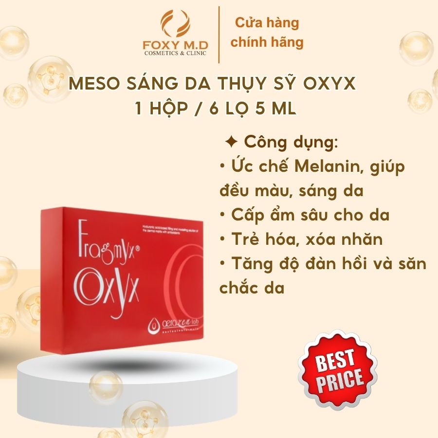 Meso Sáng Da Thụy Sỹ OXYX 5ML