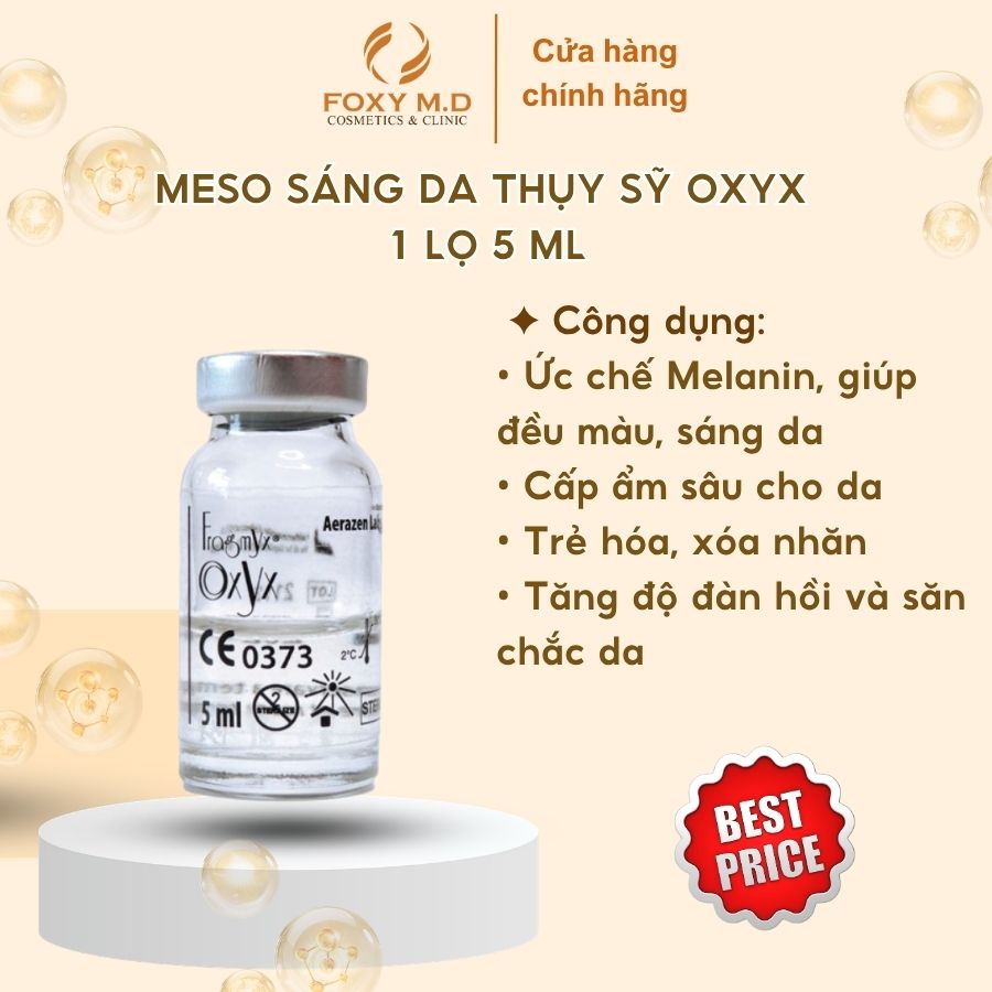 Meso Sáng Da Thụy Sỹ OXYX 1 Lọ 5ML