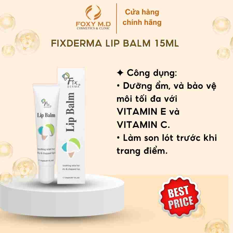 Son Dưỡng Môi Fixderma LIP BALM 15ml