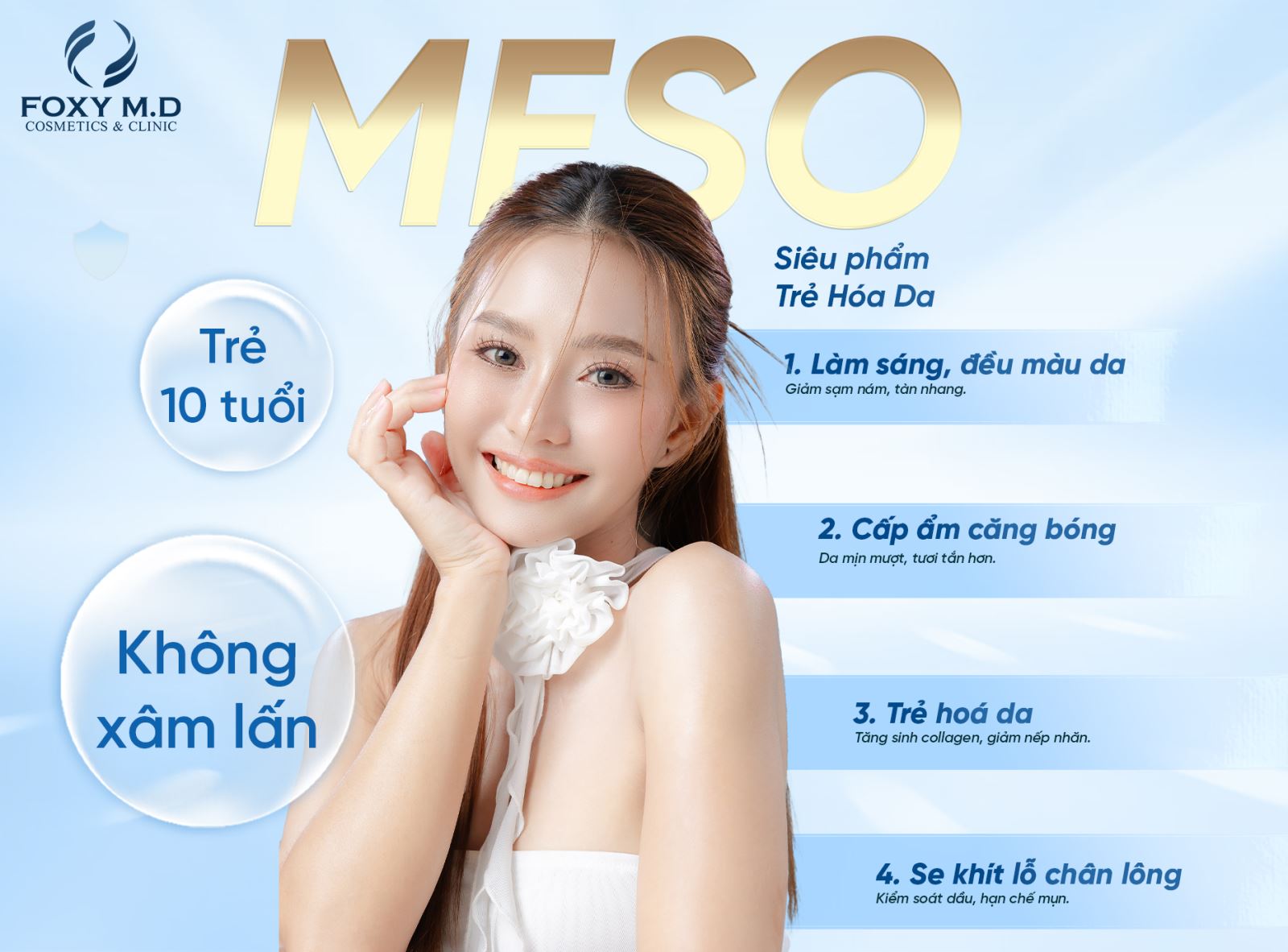 Meso siêu phẩm trẻ hóa da – Giải pháp căng bóng, mịn màng vượt trội