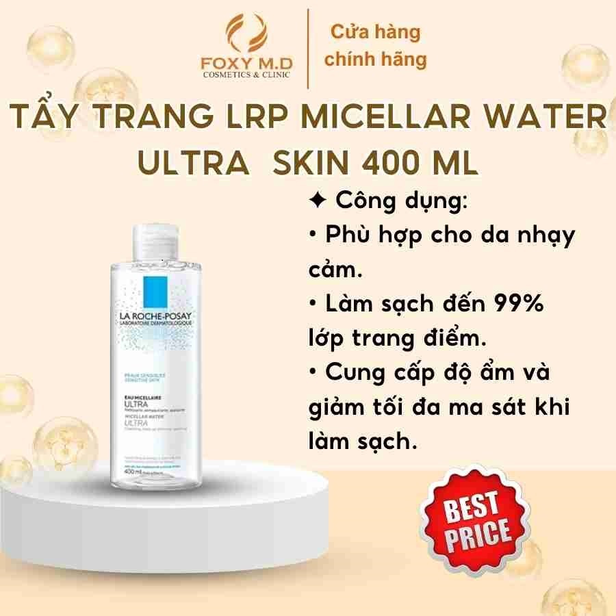 Nước tẩy trang làm sạch sâu da nhạy cảm Roche-Posay 400ml