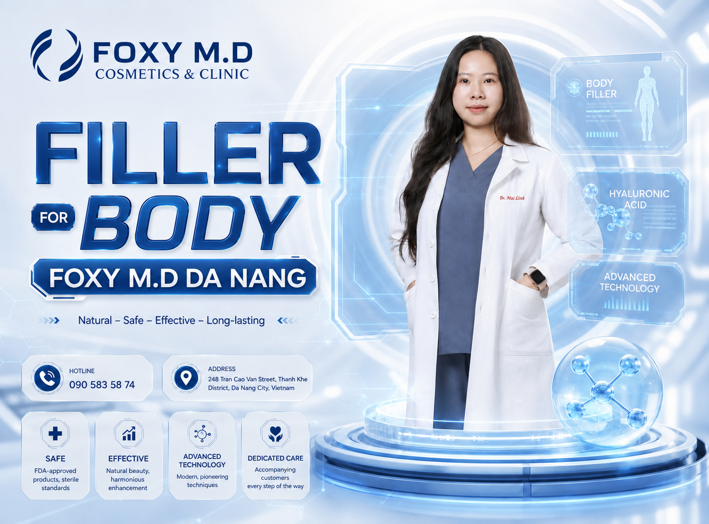 Body Filler in Da Nang — Restoring Body Volume by a Dermatologist at Foxy M.D Clinic