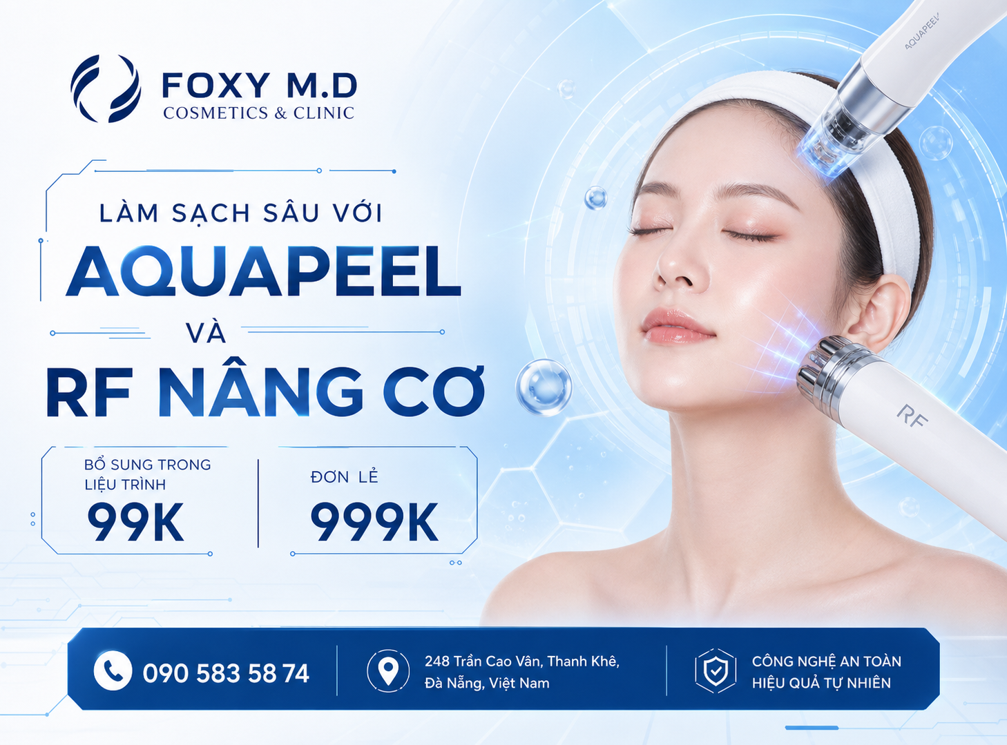 Facial Dưỡng Trắng Đà Nẵng — Làm Sáng Da & Giảm Thâm Sắc Tố Chuyên Nghiệp Tại Foxy M.D Clinic