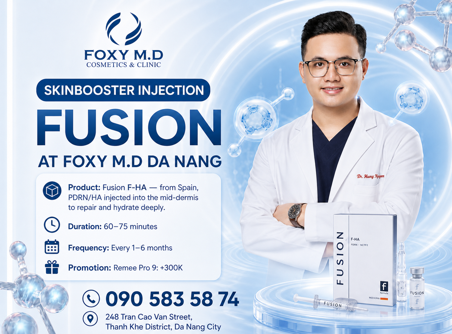 Fusion Skinbooster Injection in Da Nang – Deep Hydration and Skin Recovery from Within