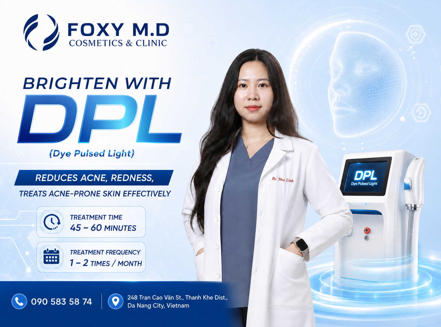 Rejuvenating Facial in Da Nang — Collagen Stimulation & Anti-Aging Skin Restoration at Foxy M.D Clinic
